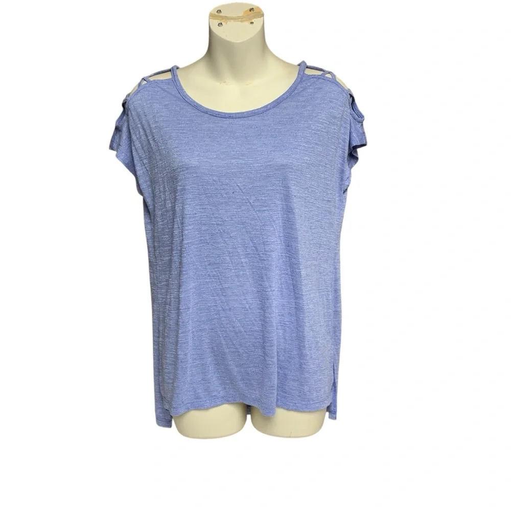 Active Life ice blue top size small open shoulder